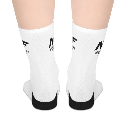 Athletic Socks with NLF Logo - Monochrome Design