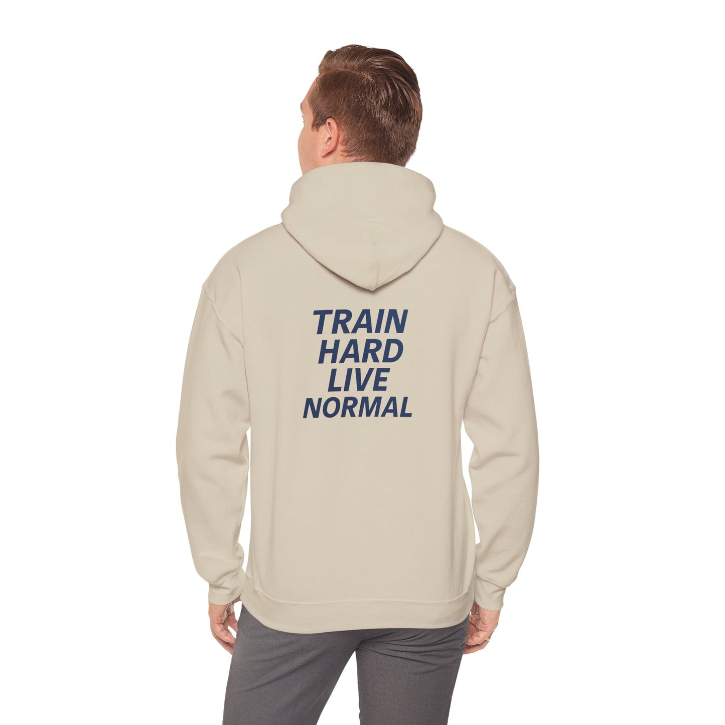 Athletic Hoodie - Bold NLF Logo in Navy - Unisex