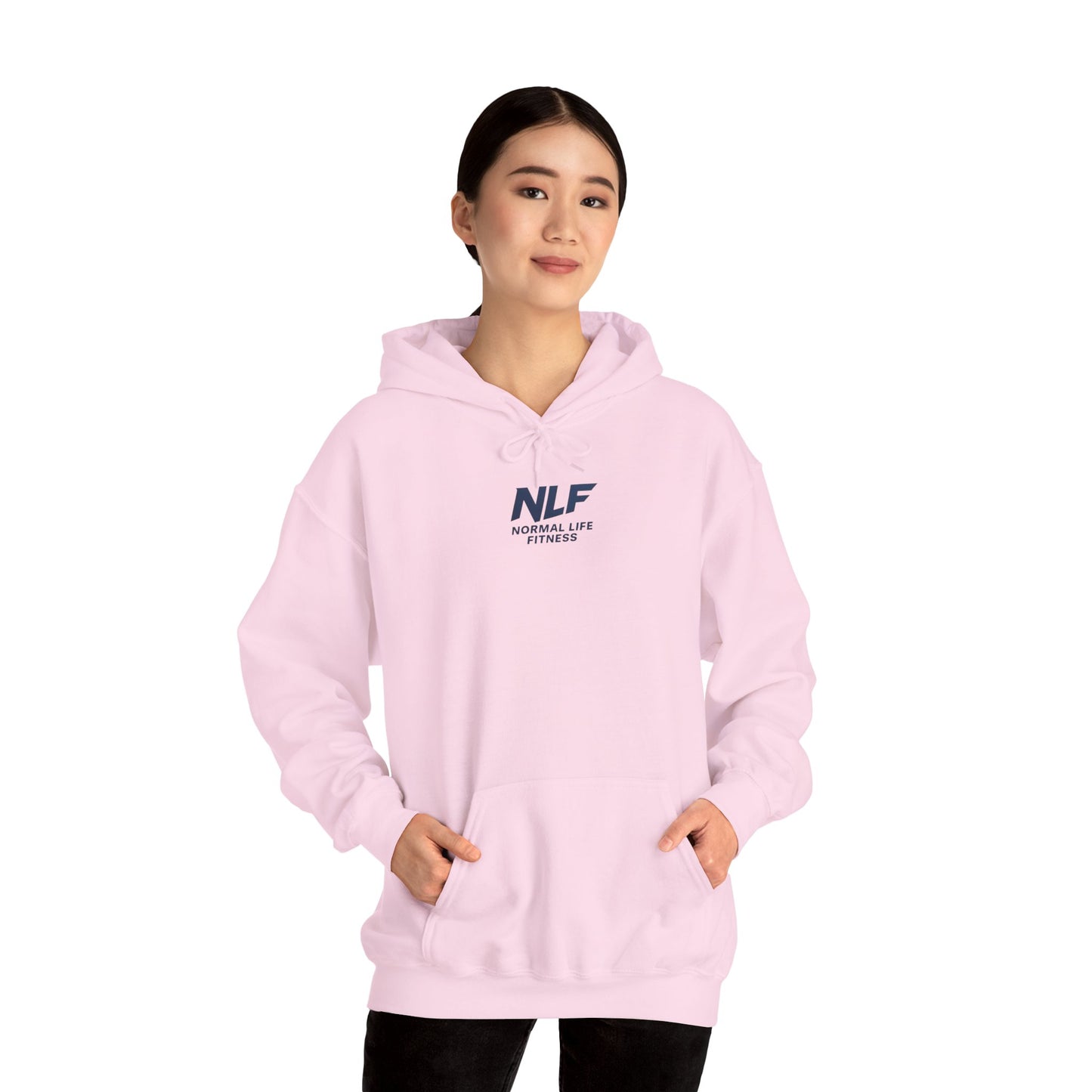 Athletic Hoodie - Bold NLF Logo in Navy - Unisex