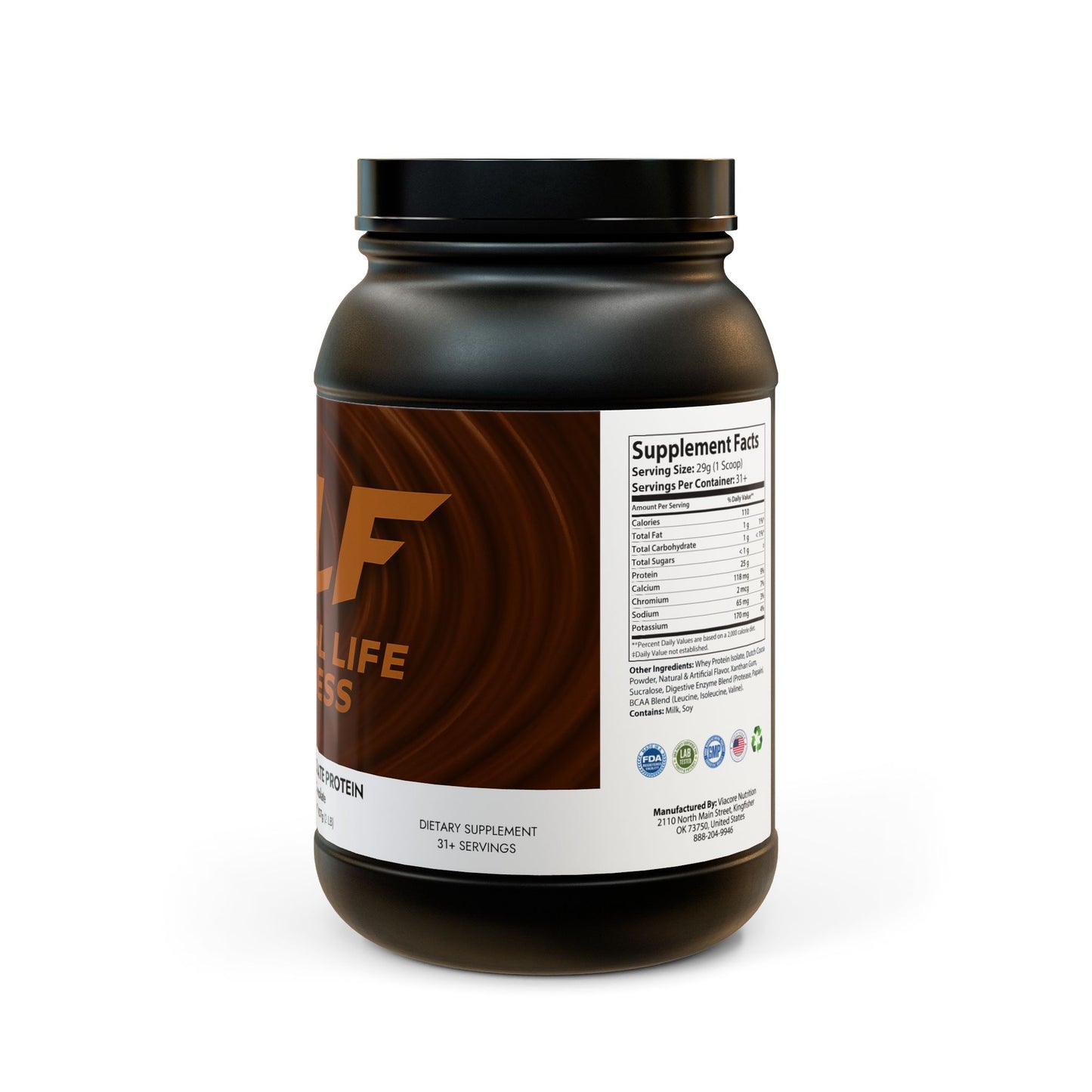 Whey Isolate Protein Supplement (907g, 2lb) – Normal Life Fitness Edition
