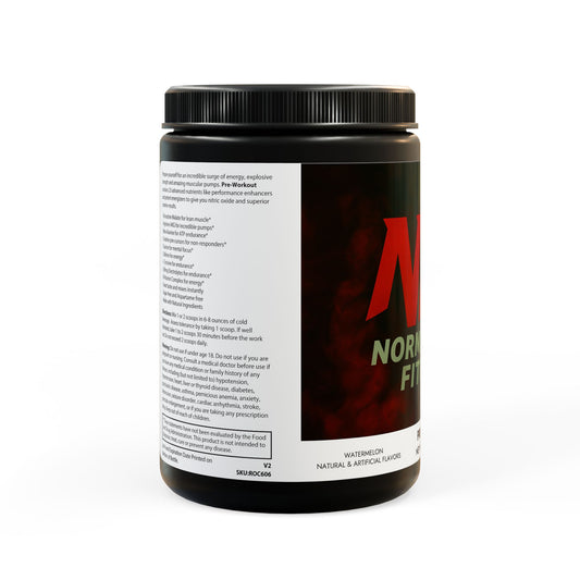 NLF Pre-Workout – Watermelon (300g, 10.58oz) | Explosive Energy & Pump Formula