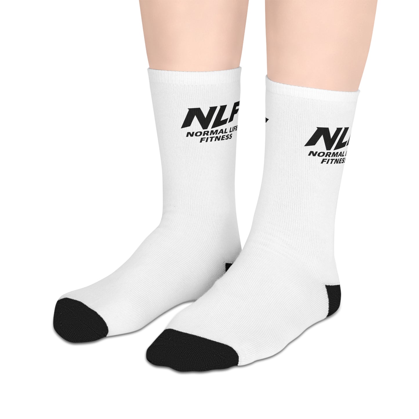 Athletic Socks with NLF Logo - Monochrome Design