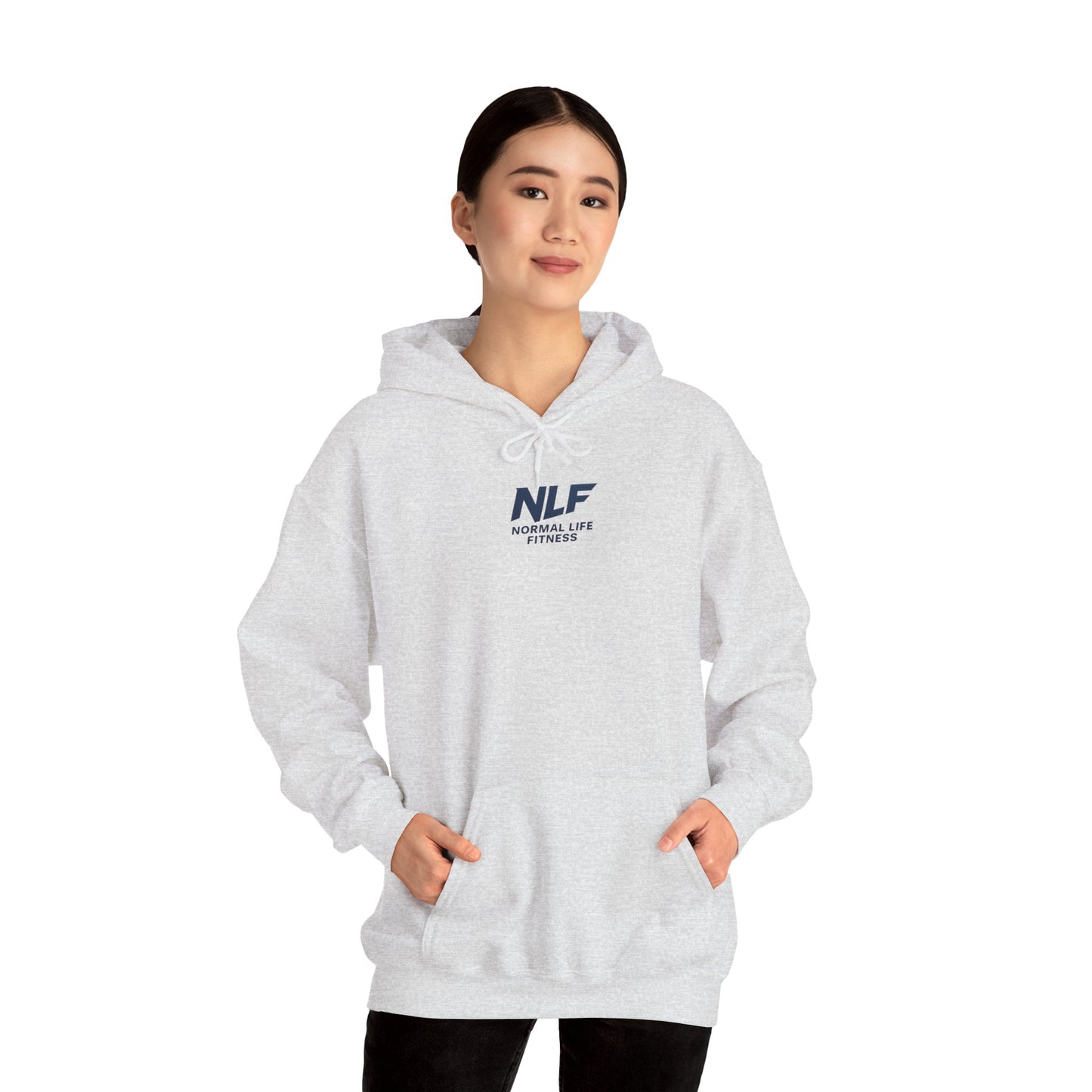 Athletic Hoodie - Bold NLF Logo in Navy - Unisex