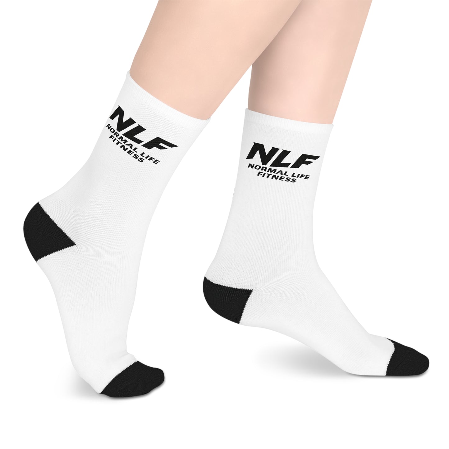 Athletic Socks with NLF Logo - Monochrome Design