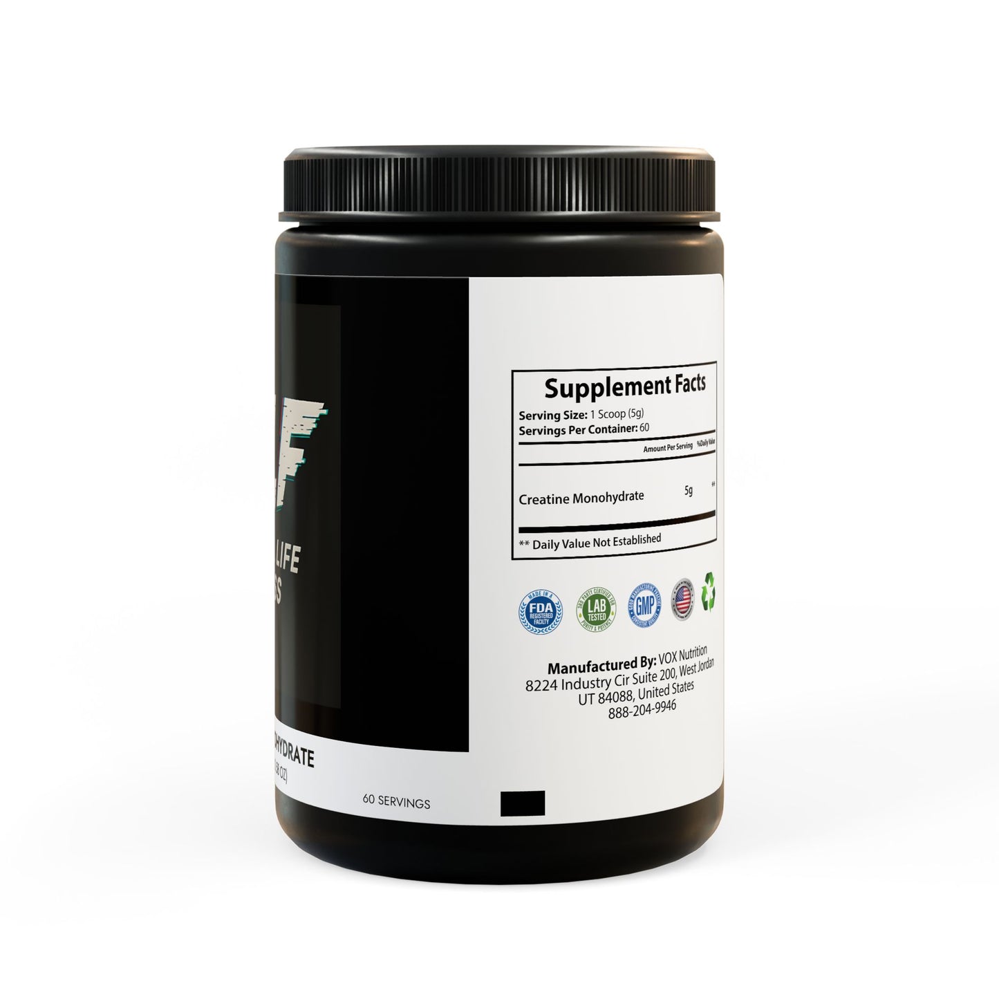 NLF Creatine Monohydrate – Pure Performance Fuel (300g / 10.58oz)