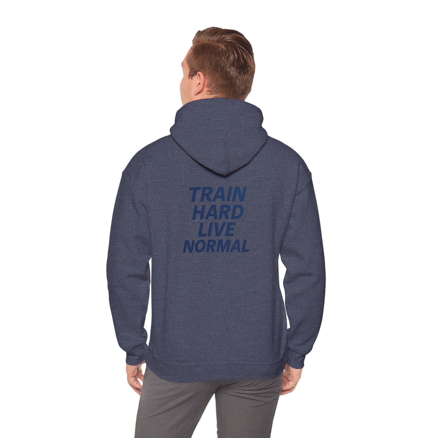 Athletic Hoodie - Bold NLF Logo in Navy - Unisex
