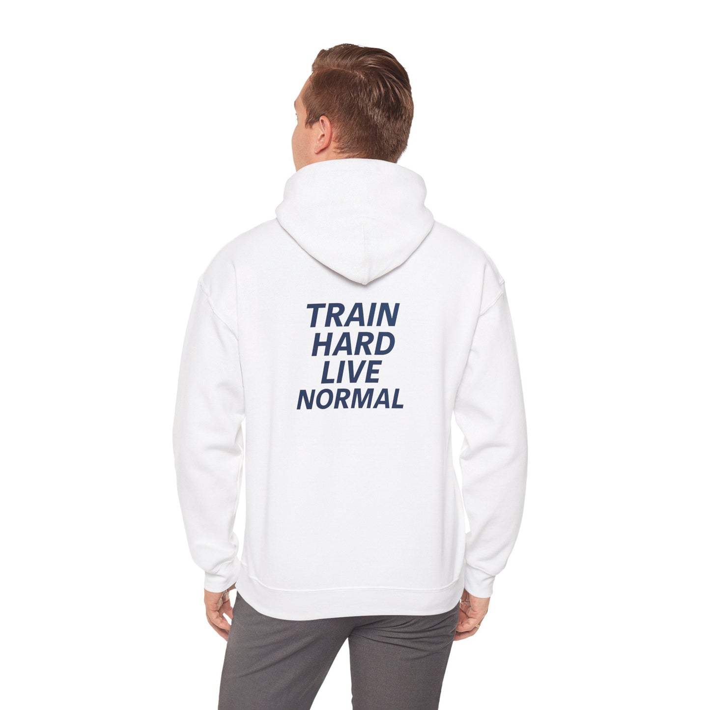Athletic Hoodie - Bold NLF Logo in Navy - Unisex
