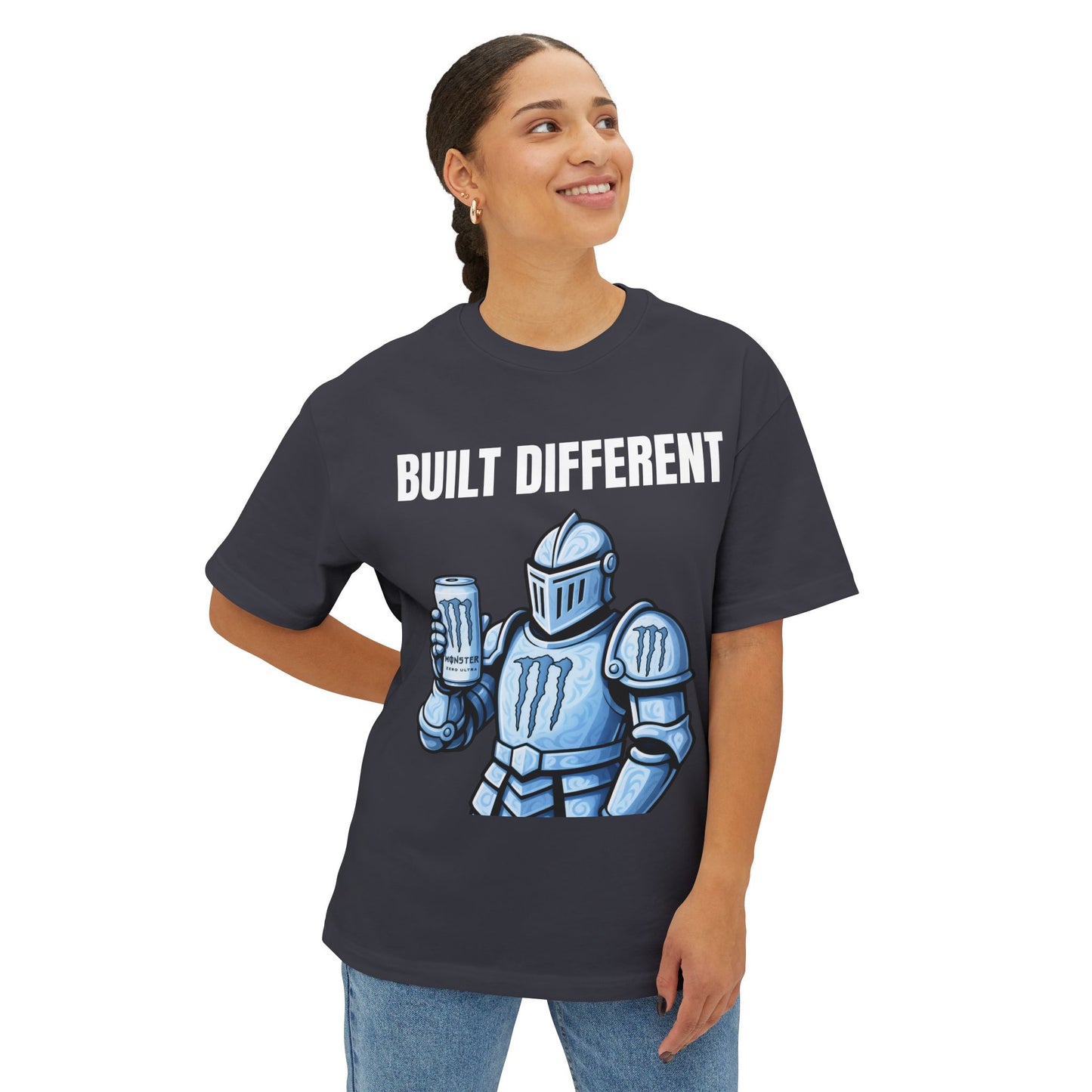 Monster Knight Energy T‑Shirt — "Built Different " Graphic T-Shirt