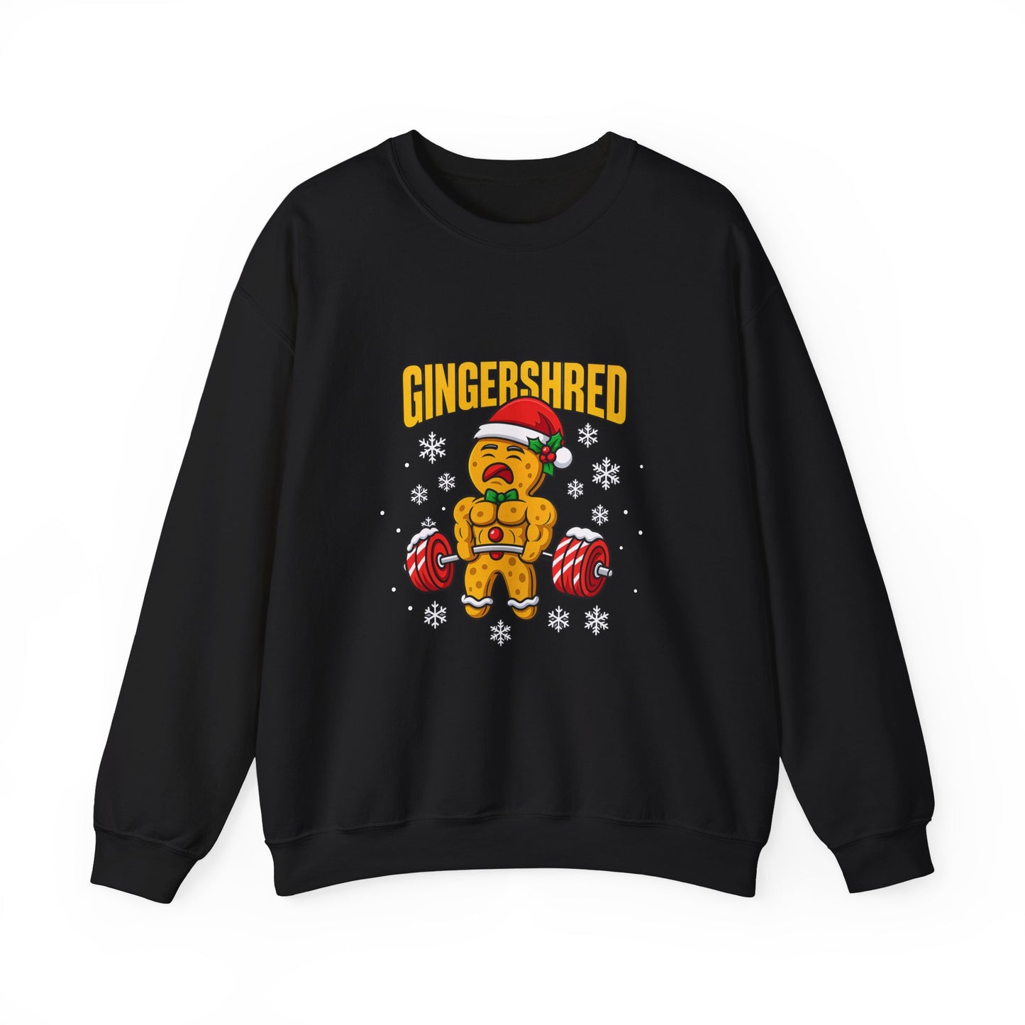 Gym Gingerbread Sweatshirt — Funny Gingershred Workout Pullover