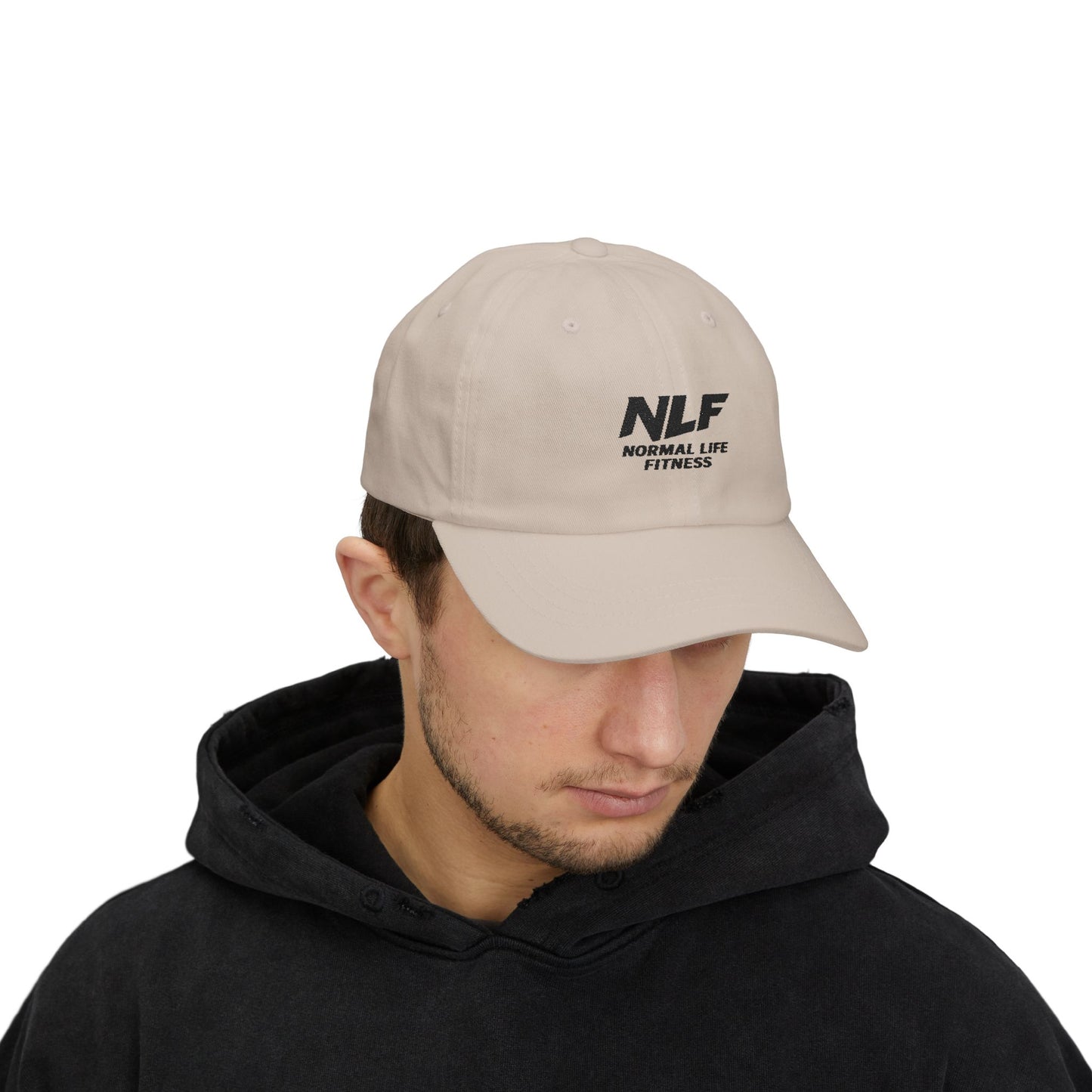 Dad Cap Fitness Lifestyle Hat with Bold Embroidered NLF Logo