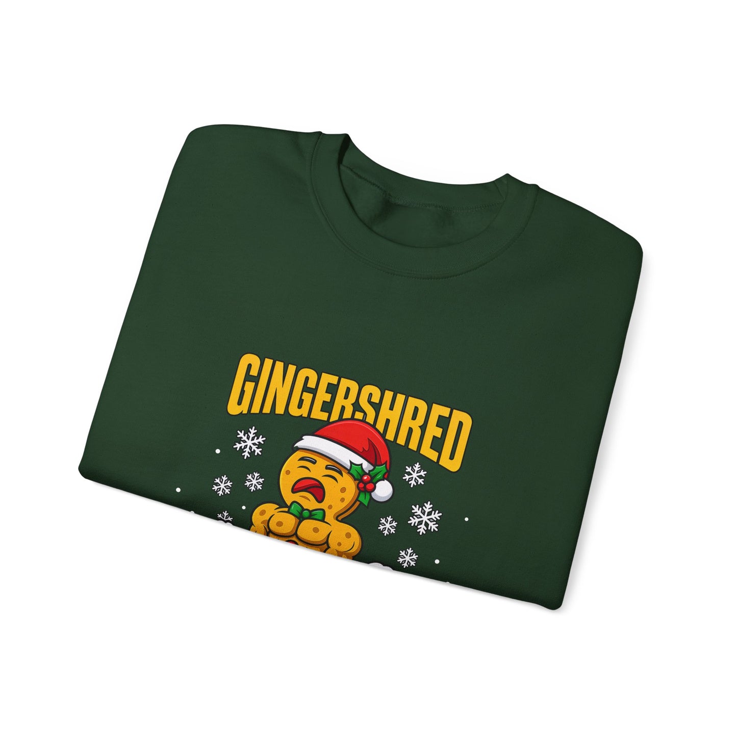 Gym Gingerbread Sweatshirt — Funny Gingershred Workout Pullover