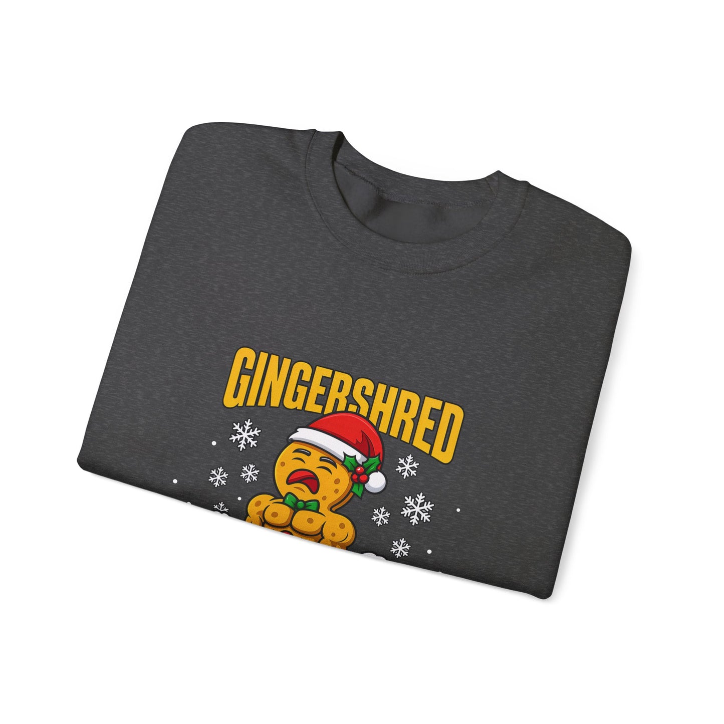 Gym Gingerbread Sweatshirt — Funny Gingershred Workout Pullover