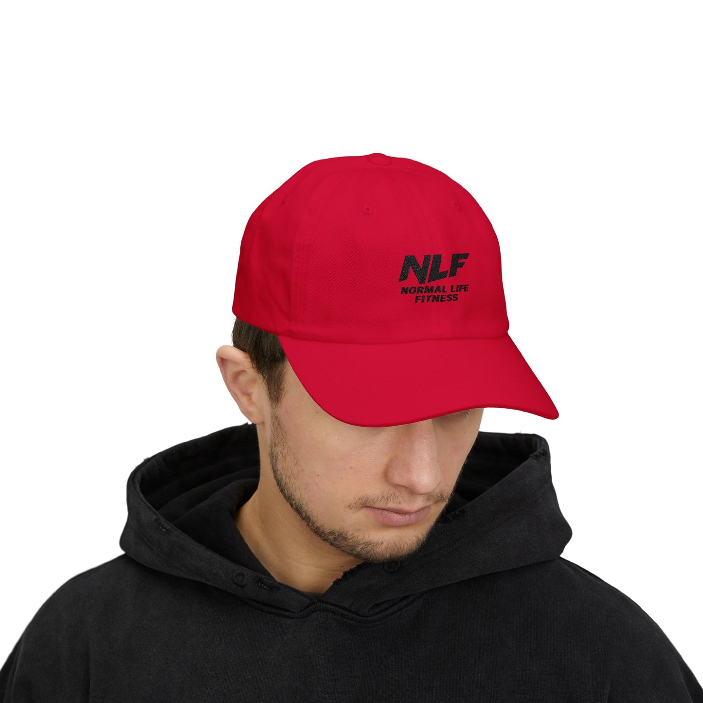 Dad Cap Fitness Lifestyle Hat with Bold Embroidered NLF Logo