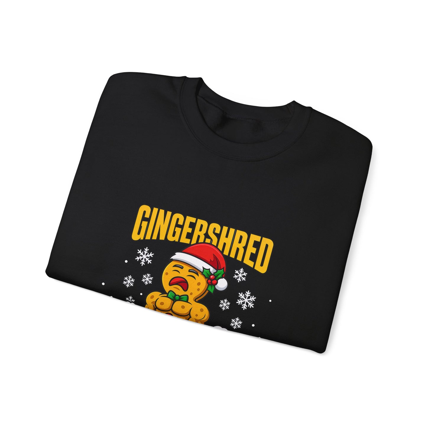 Gym Gingerbread Sweatshirt — Funny Gingershred Workout Pullover