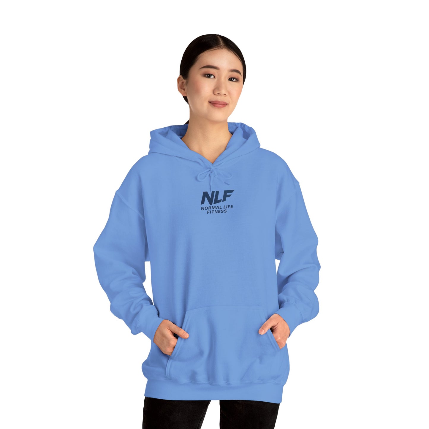 Athletic Hoodie - Bold NLF Logo in Navy - Unisex