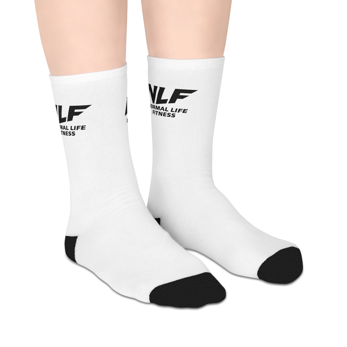 Athletic Socks with NLF Logo - Monochrome Design