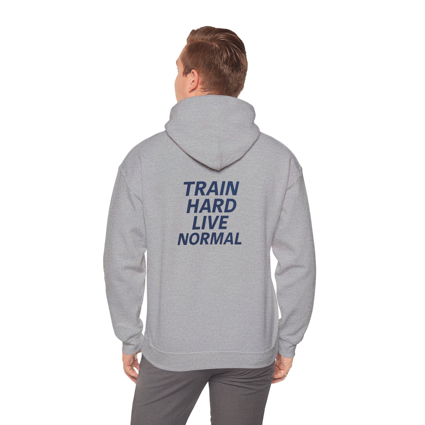 Athletic Hoodie - Bold NLF Logo in Navy - Unisex