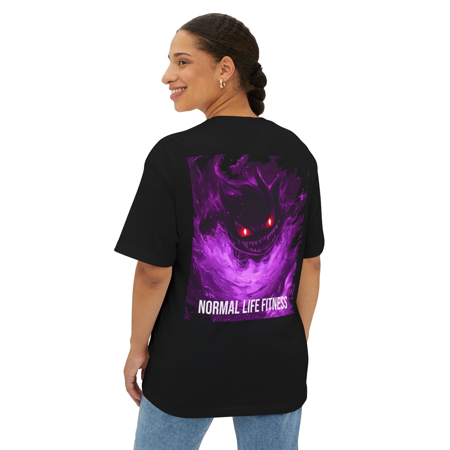 Retro Ghost Monster Anime Tee – Normal Life Fitness Energy Shirt
